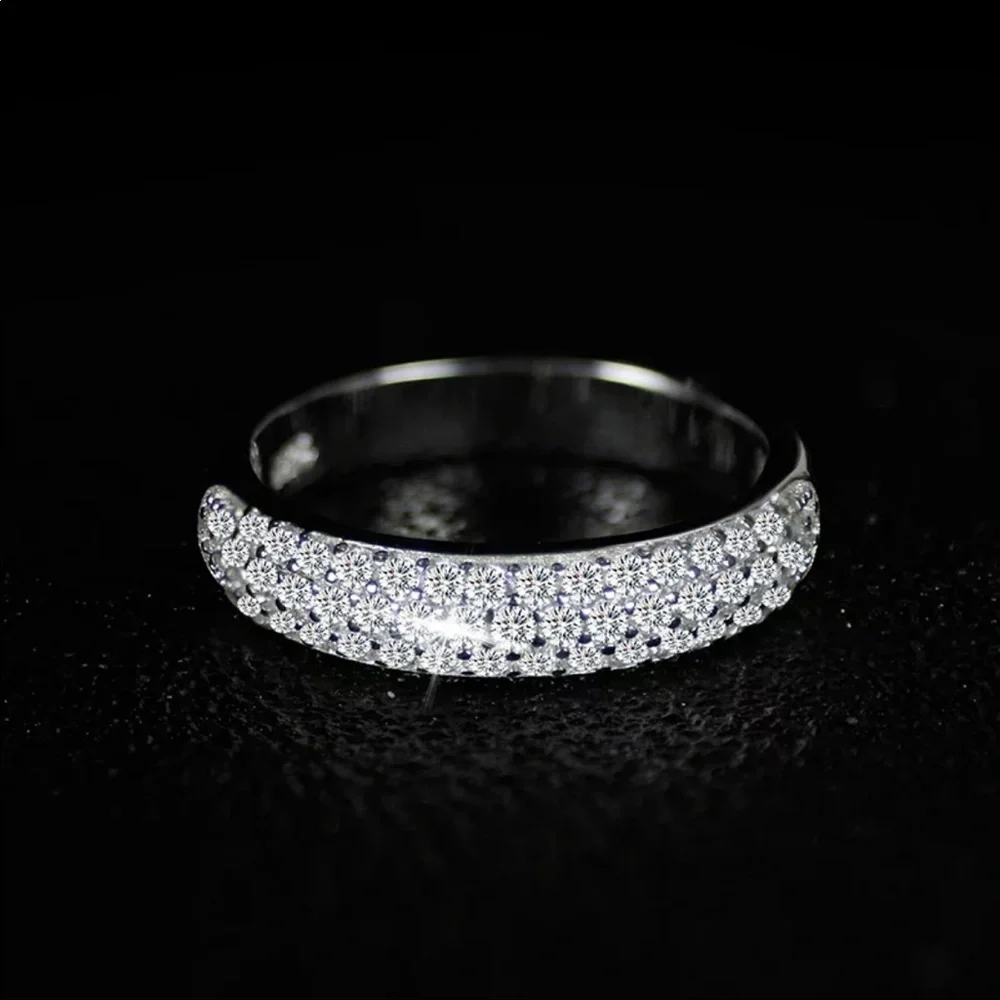 NEW 925 STERLING SILVER 2 CT DIAMOND ENGAGEMENT RING - Picture 6 of 6